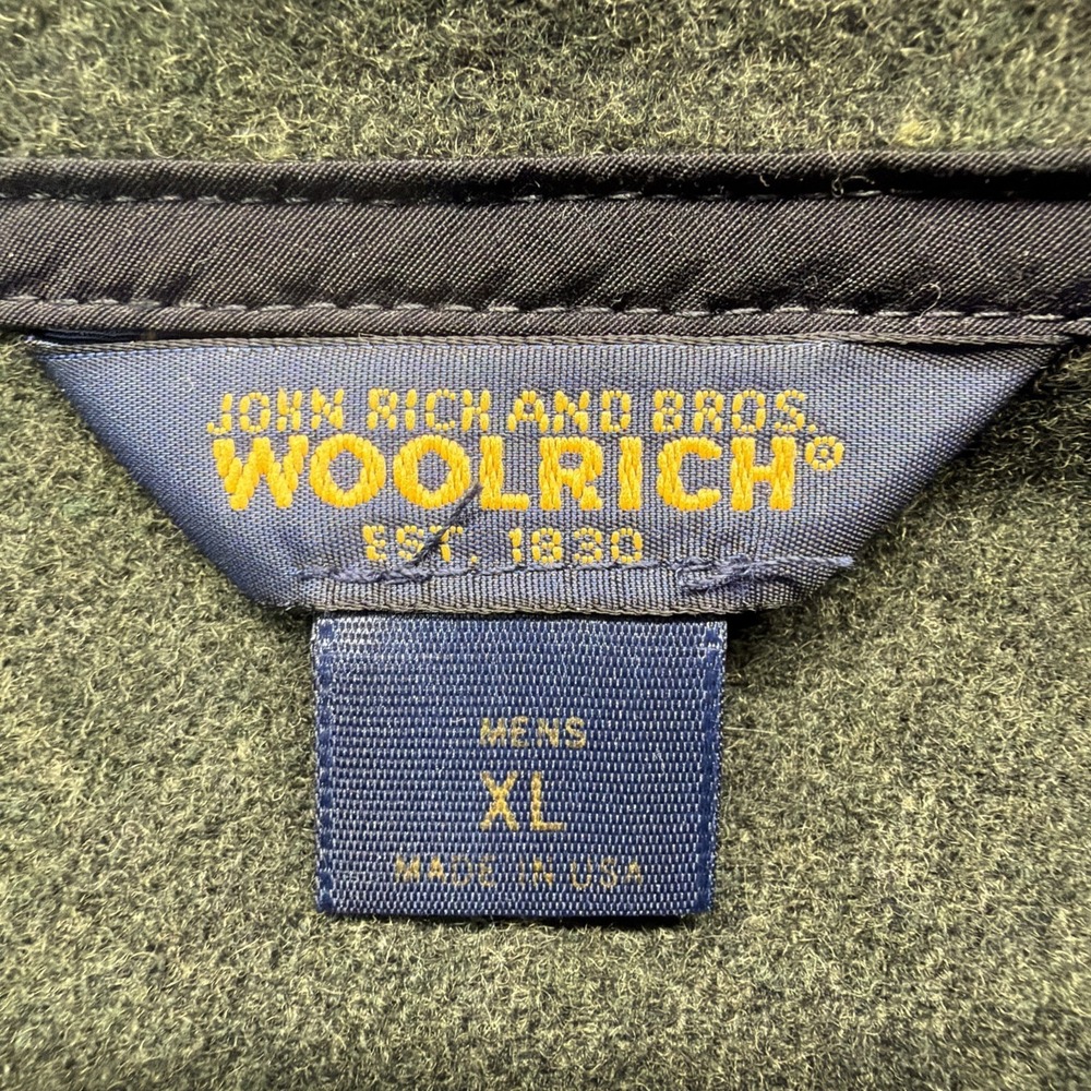 Vintage Woolrich Wool Men's Zip Up Bomber Jacket Coat Made In USA XL Aztec - Picture 3 of 8